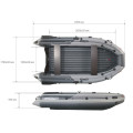 Лодка надувная Angler SKAT TRITON 370NDFi с интегрир. фальшбортом и пласт. транц в Москве